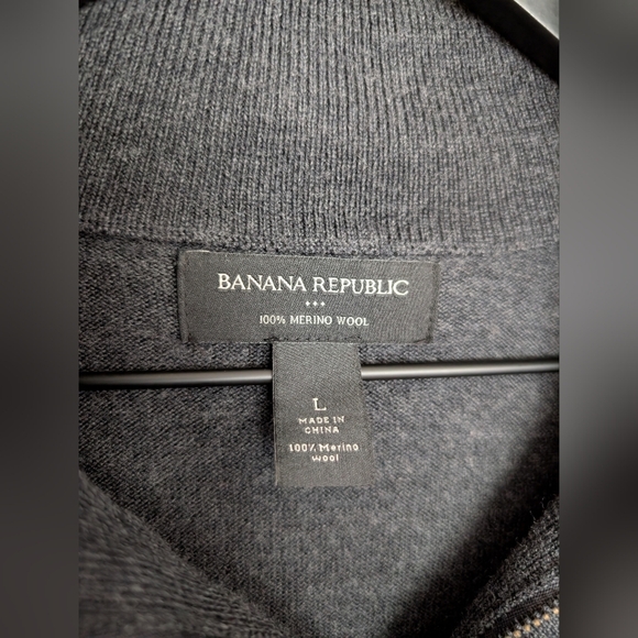 Banana Republic Charcoal Wool Sweater - Picture 3 of 5